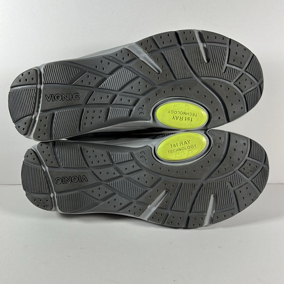 Vionic Kona Fitness Sneakers Size 9 Grey Vionic Orthotic Comfort Walking Shoes - Picture 2 of 6